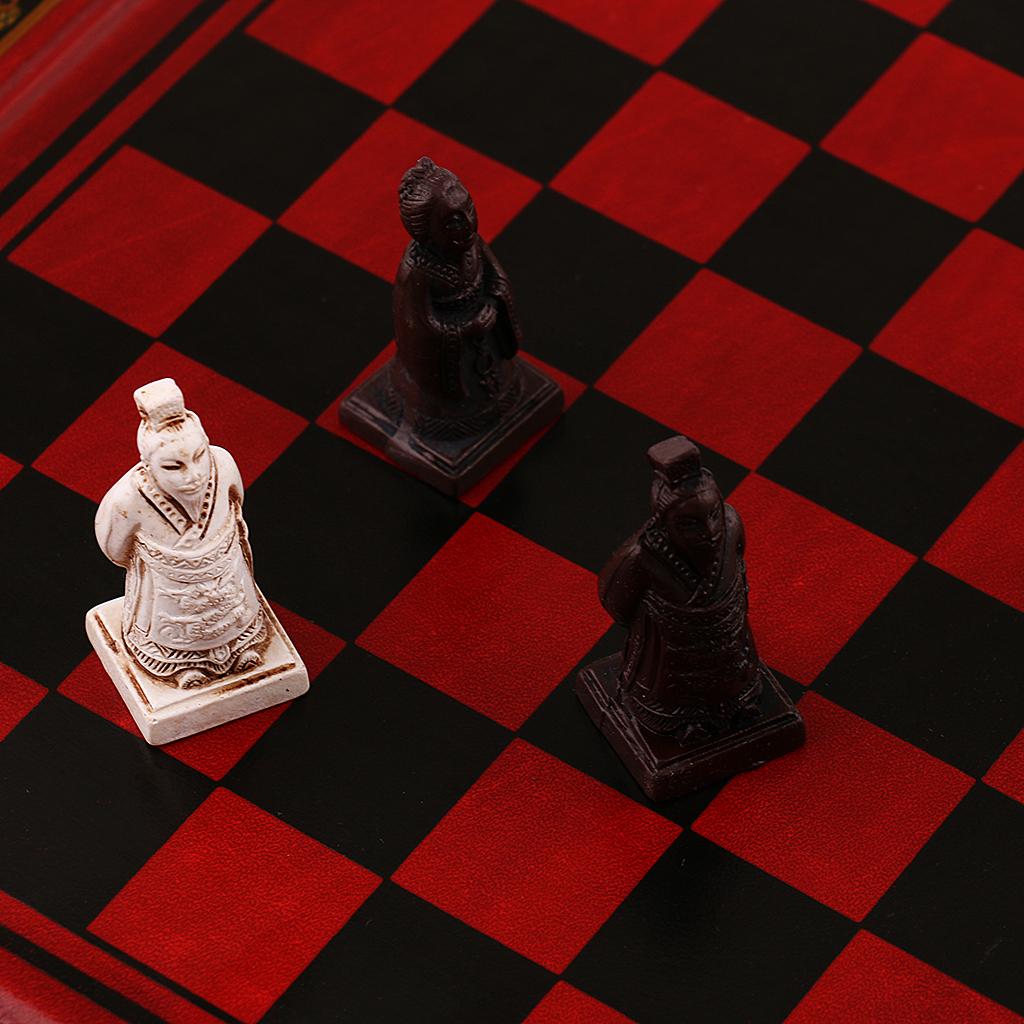 Vintage Collectible Board Games - Jeu d'échecs vintage chinois en terre