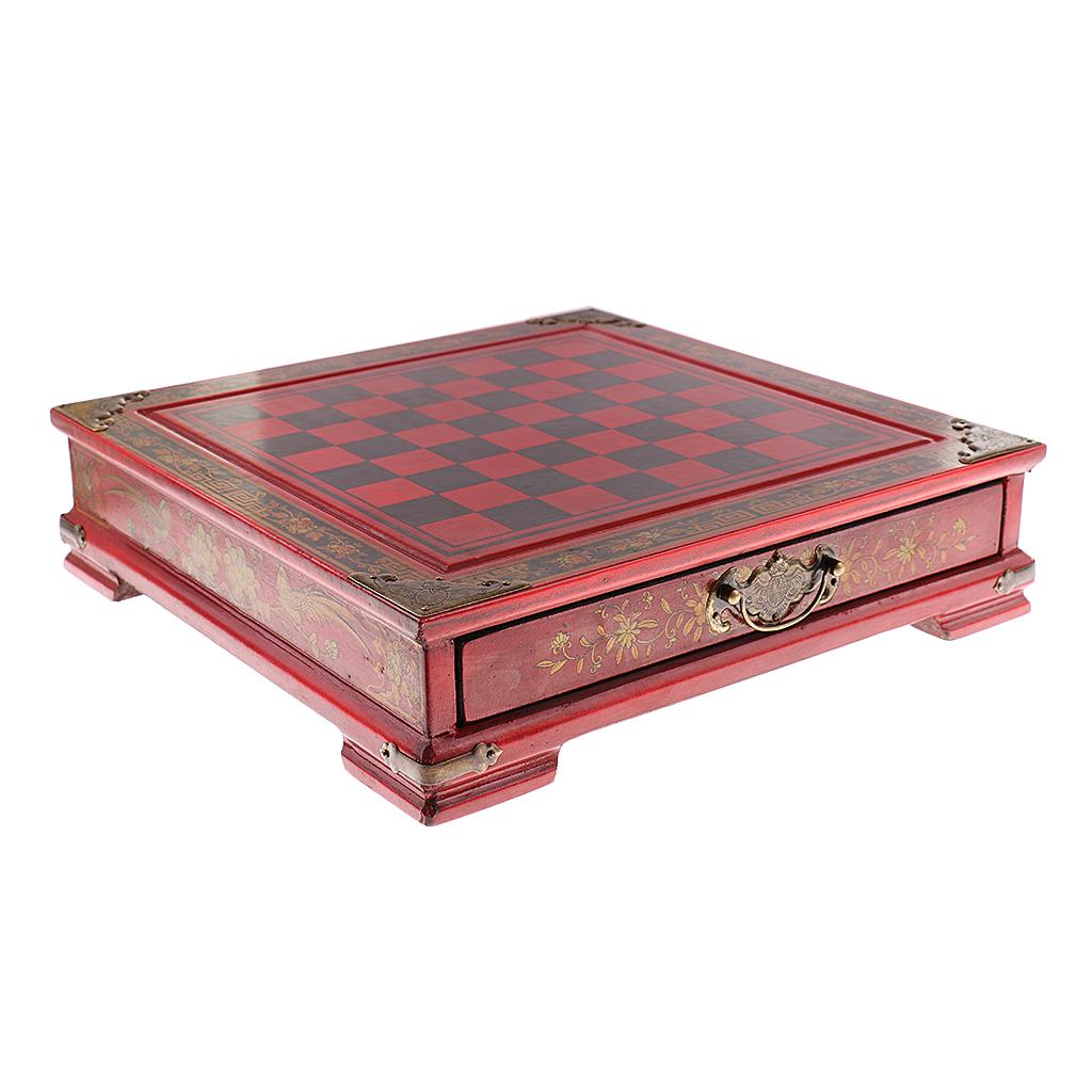 Vintage Collectible Board Games - Jeu d'échecs chinois vintage en résine,