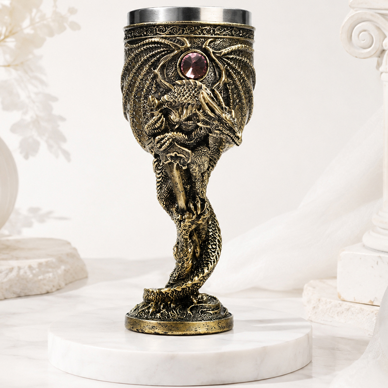 Collectible Vintage Wine - Gobelet Dragon Vintage avec Doublure en