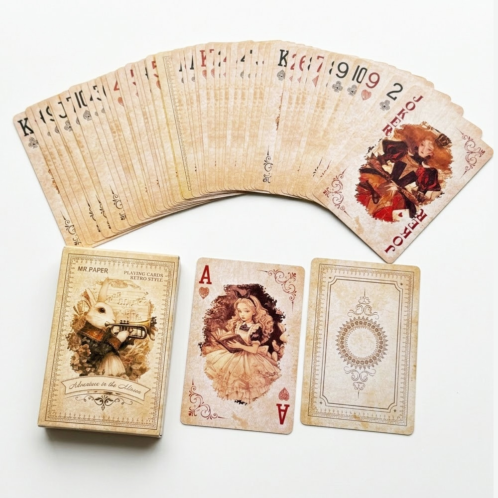55 cartes à jouer Alice au pay - Vintage Collectible Board Games avis et prix