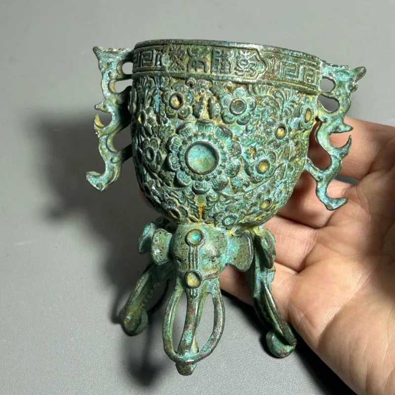 Coupe rituelle en bronze antiq - Collectible Vintage Wine avis et prix