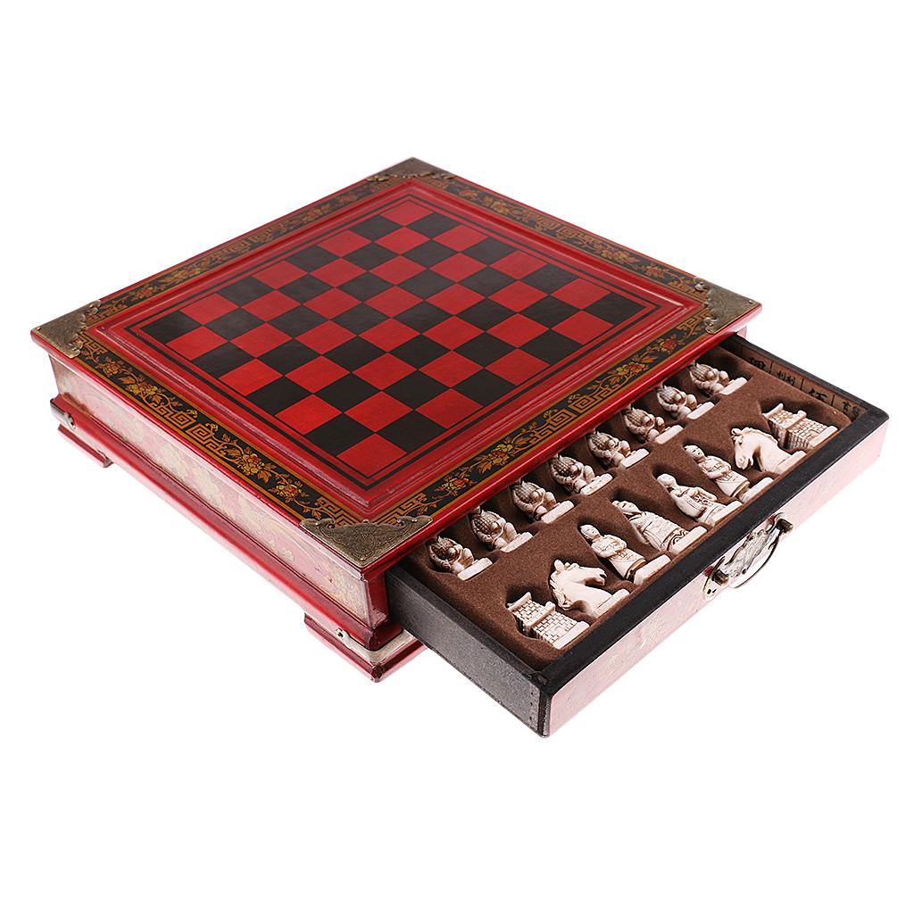 Jeu d'échecs chinois en résine - Vintage Collectible Board Games avis et prix