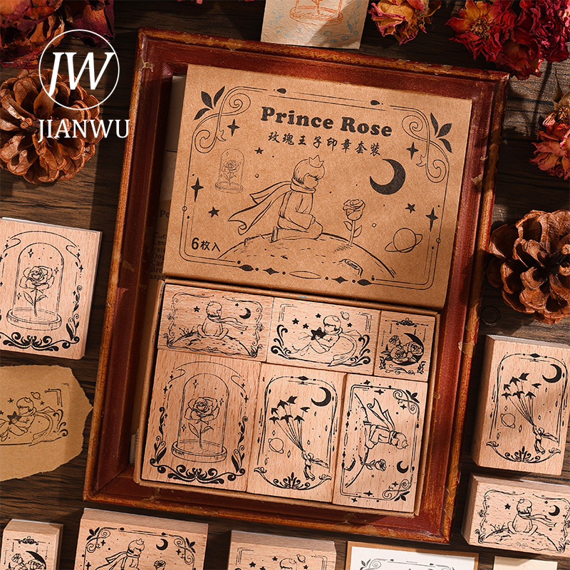 JIANWU-Ensemble de tampons en  - Vintage Collectible Magazines avis et prix