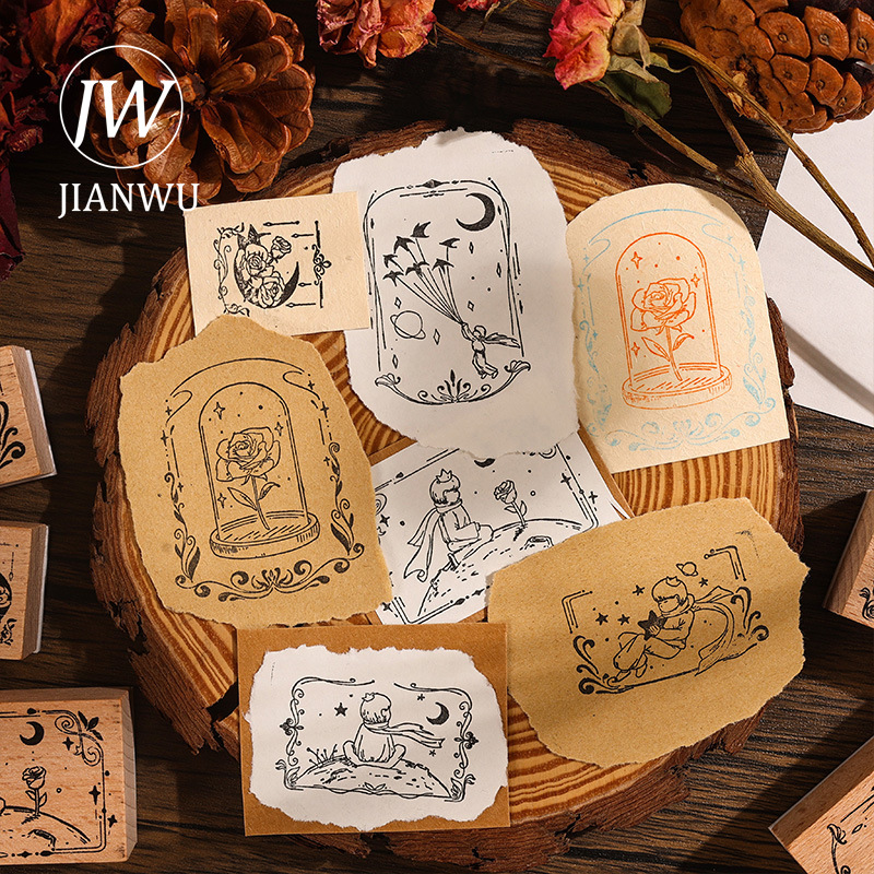 JIANWU-Ensemble de tampons en  - Vintage Collectible Magazines avis et prix