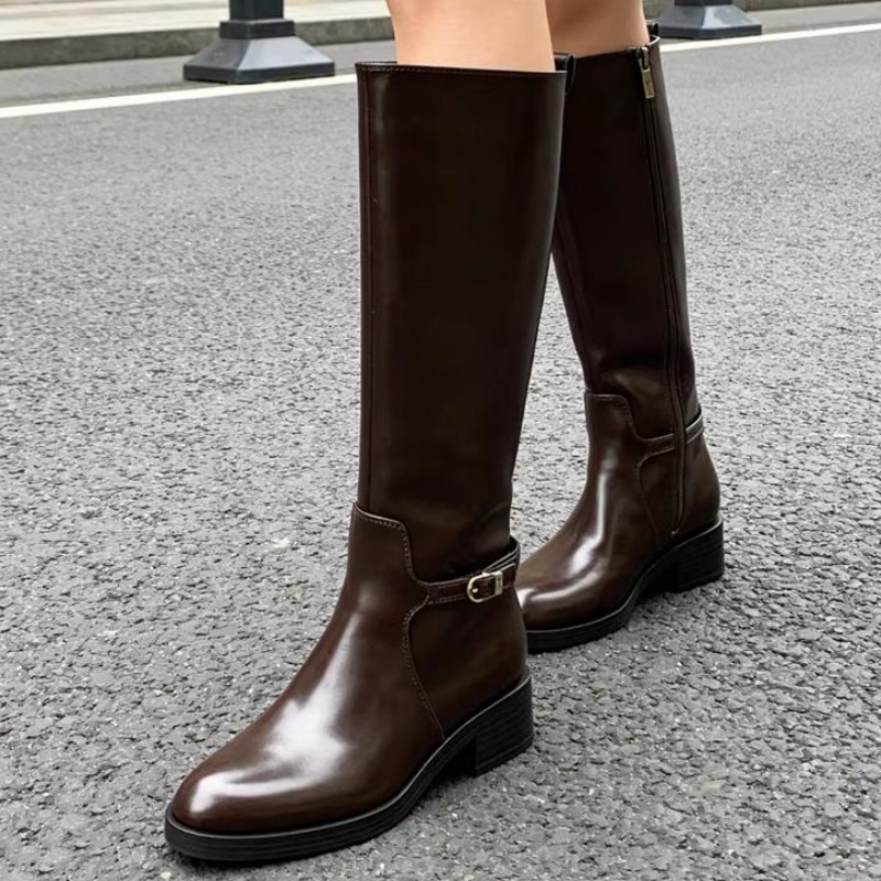 Bottes vintage en cuir souple  - Vintage Zipper avis et prix
