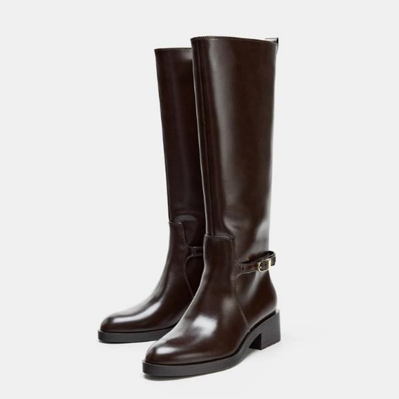 Bottes vintage en cuir souple  - Vintage Zipper avis et prix