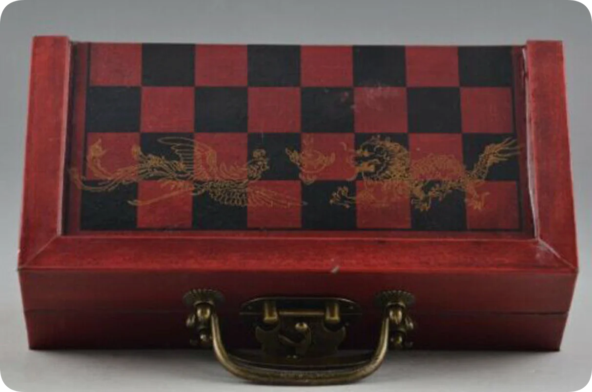 Jeu d'échecs Vintage pliable,  - Vintage Collectible Board Games avis et prix